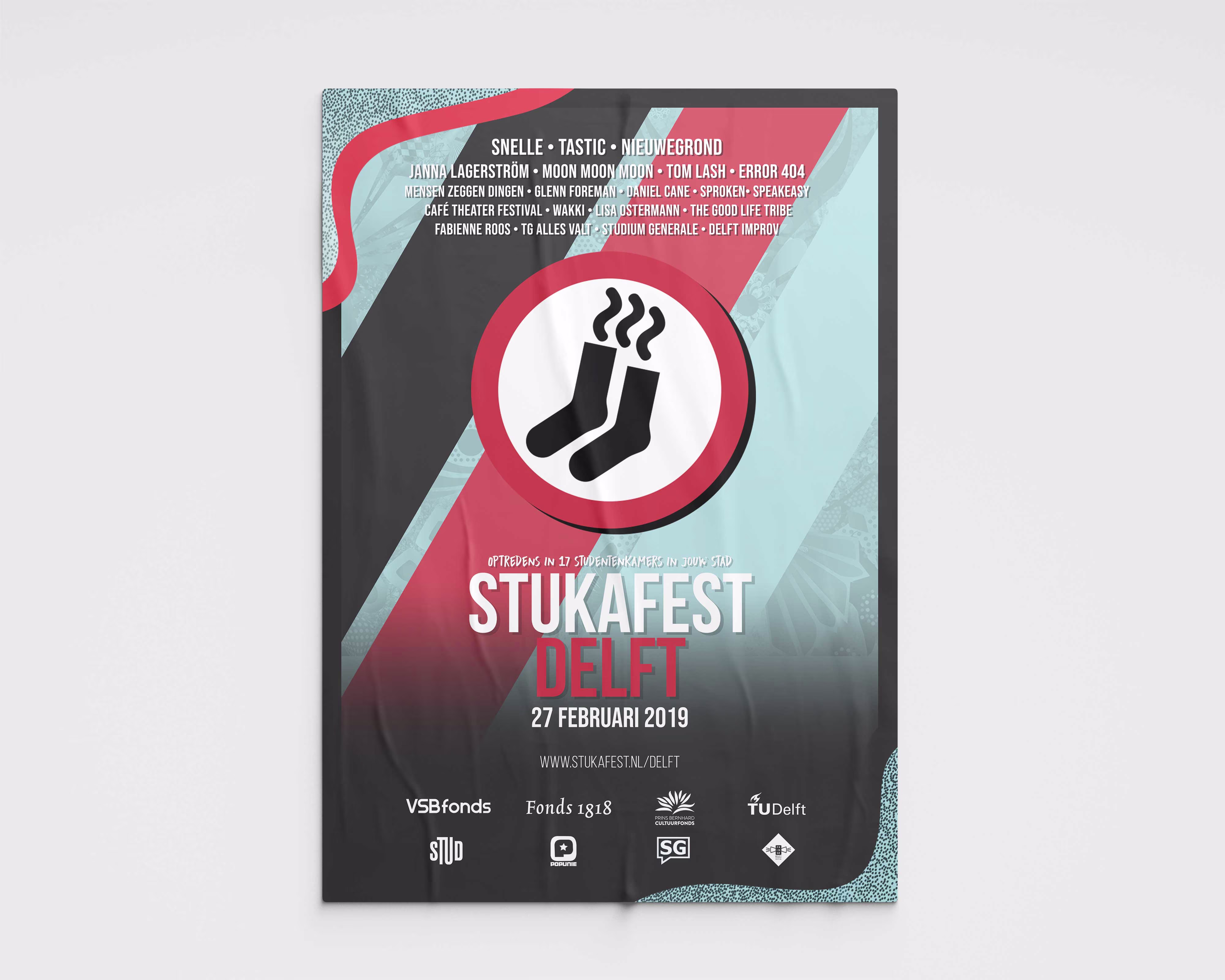 Poster voor Stukafest Delft 2019