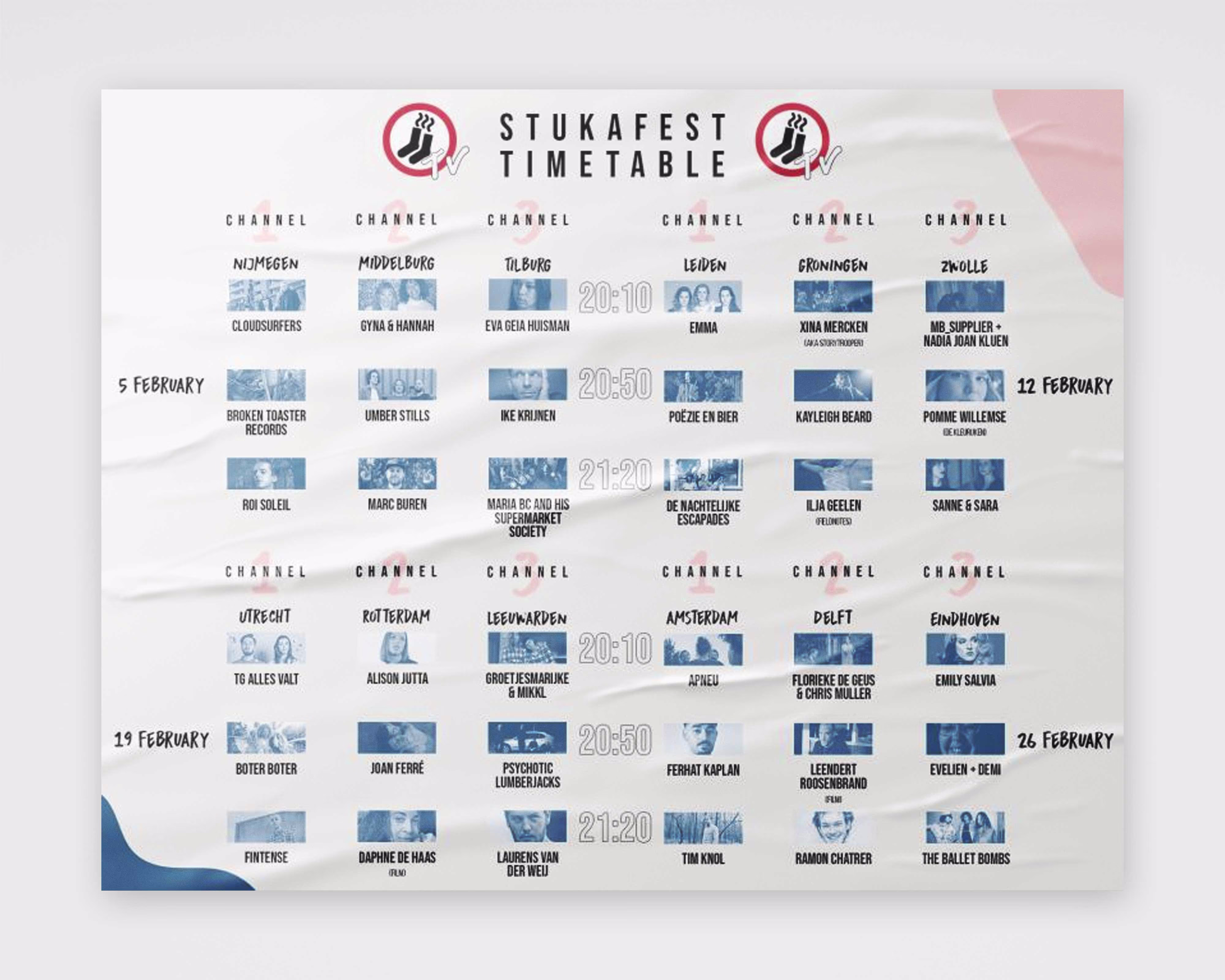 Stukafest TV stream visuals