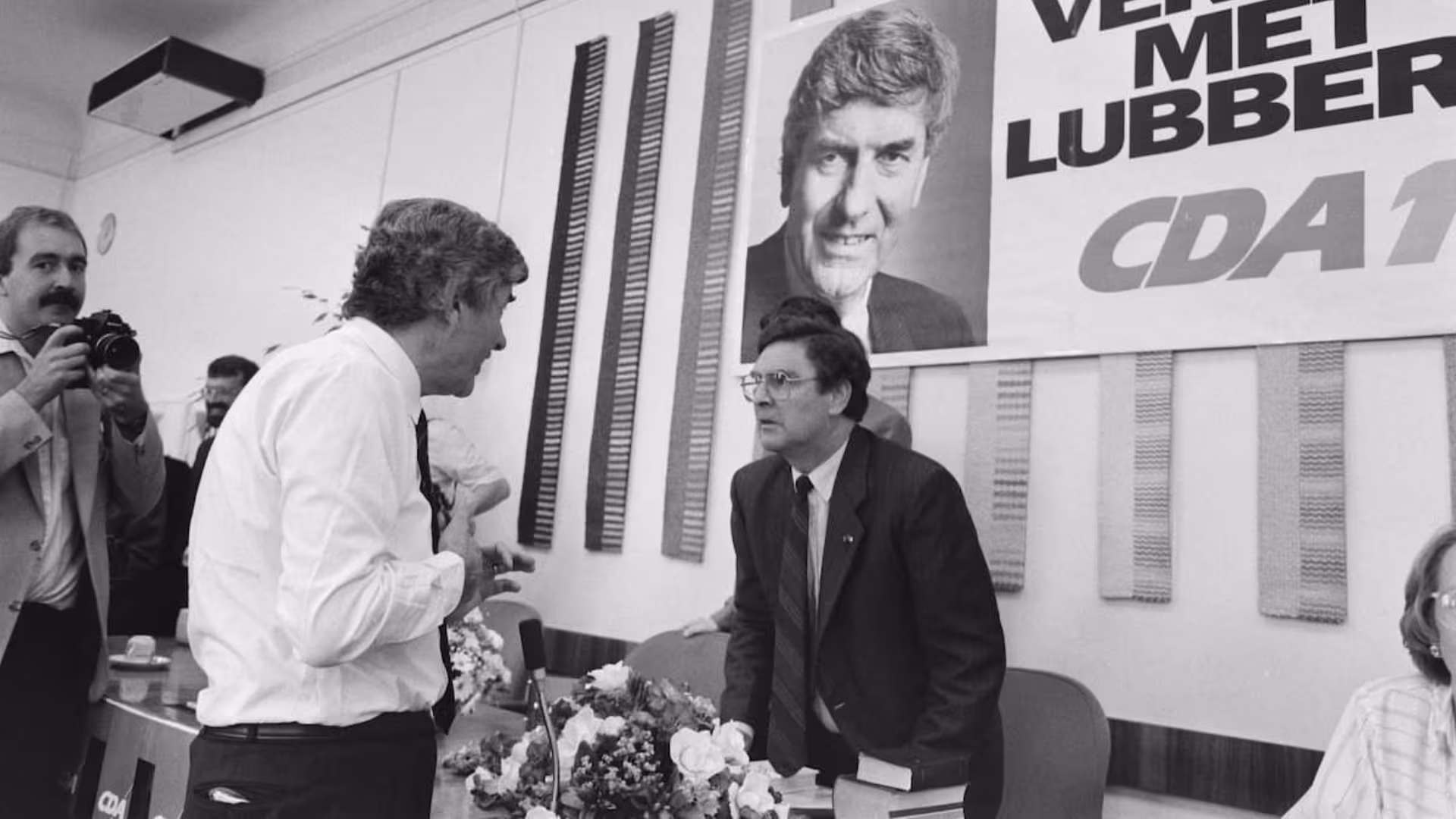 Ruud Lubbers op een CDA event